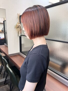 プチメゾントウキョウ(Petit Maison Tokyo) オレンジカラー_内巻きボブ