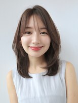 【GARDEN】田中麻由レイヤーミディアムナチュラルマロンベージュ