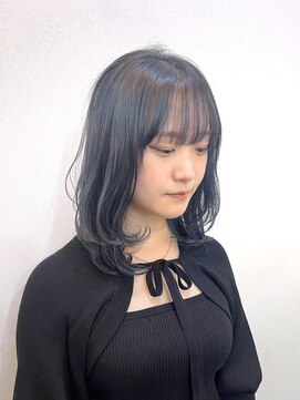 イオエ 梅田(ioe) ダブルカラー/大人ボブ/黒髪スタイル/髪質改善/縮毛矯正 善