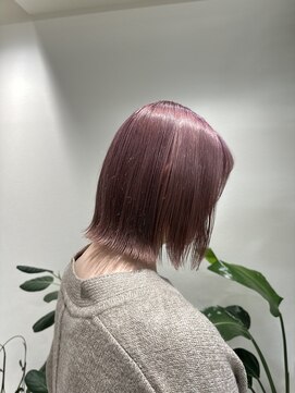 リル 茅ヶ崎(Liru:) 【Rina】ピンクベージュ/黒髪/ボブルフ/ネビージュ/小顔