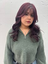 ジルスタジオ(JILL STUDIO) JILL STUDIO ラベンダーピンク×モテ巻き髪