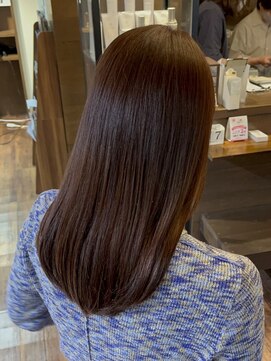 ランソ 新宿(RUNSO) クラゲヘアー×オリーブグレー×小顔