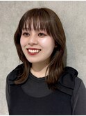 レイヤーカット小顔カット