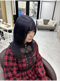 【KAZUKI指名】深めで可愛いネイビーブラック♪