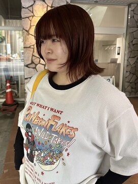 ビーハイブ 仙台駅前店(Behive) warm brown × face layer