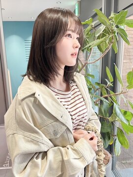 ノエ トトン(noe tton) くびれヘア/アプリコットオレンジ/ハイライトカラー/名駅11