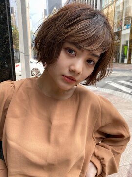 ロンドプランタン 恵比寿(Lond Printemps) 〇暗めカラー デザインカラー ナチュラルブラウンオリーブグレー