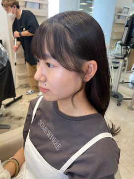 ケンジ 平塚ラスカ店(KENJE) ミディアムヘア/暗めカラー/グランマッシュ/平塚