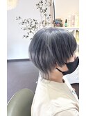 Bluegray silver×マッシュウルフ