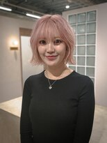 エン 栄店(enne)&nbsp;ホワイトピンクボブ