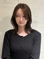 ヨーク(YOKE)&nbsp;【YOKE】レイヤーボブナチュラルブラウンオリーブミディアムボブ