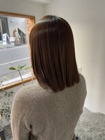 2195ヘアー 世田谷代田(2195hair)&nbsp;地毛風カラー/ショコラブラウン/地毛風ストレート/髪質改善