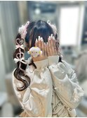 ハートのツインテール