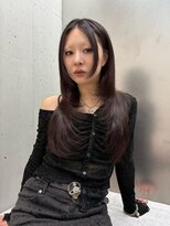 コードライン 甲府駅前店(CODE.LINE)&nbsp;《CODE.LINE》レイヤーカット×暗めカラー