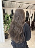 ブリーチなし アッシュグレー