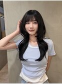 ♪結べるレイヤーカット/韓国艶感カラー/質感再生トリートメント