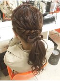 リボンポニー☆（ヘアセット）