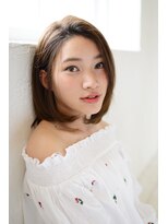 アース 海老名店(HAIR&MAKE EARTH) ツヤ可愛ストレートミディアム 【EARTH海老名店】