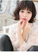 *mod's上尾*カジュアル＆フェミニン…くせ毛風大人ボブa