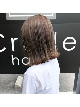 クレーデヘアーズ 相田店(Crede hair's) ◯艶グレージュ&ロブ◯