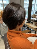 エイトタマプラ たまプラーザ店(EIGHT tamapla)&nbsp;EIGHTたまプラ】デザインカラー_切りっぱなしボブ