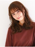 小顔パーマリラックスウェーブブランジュ