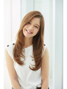 ミチオ ノザワ ヘアサロン ギンザ(Michio Nozawa HAIR SALON Ginza) かきあげバング×ロングレイヤースタイル!