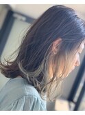 外ハネミディアム×インナーグレージュ【Shelia町田】