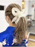 卒業式ヘアアレンジ