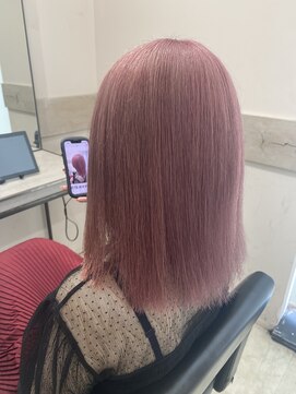 エイト ヘアサロン 渋谷本店(EIGHT) ピンクカラー