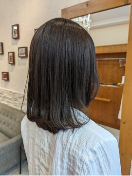 ヘアーアンドメイク エクリ 不動前店(Hair&Make equri) 秋の暗めオリーブカラー