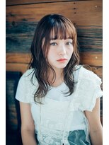 ソアンバイポッシュ(SOIN by posh) 【soin 両国】セミロング×ナチュラル波パーマ