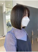 黒髪でも可愛い前下がりボブ【久保田夢美】横浜韓国タッセルボブ