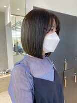 ロンドシエル 横浜(Lond ciel)&nbsp;黒髪でも可愛い前下がりボブ【久保田夢美】横浜韓国タッセルボブ