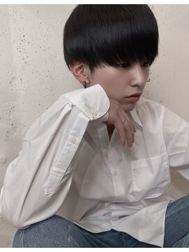 ネクストネオ 静岡(NEXT NEO) NEXT静岡NEO櫻田】黒髪サラサラナチュラルマッシュ　ノーセット