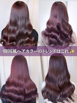 へアメイクワンプラス 四日市(HAIR MAKE ONEplus)&nbsp;大人可愛い丸みボブピンクラベンダーベージュベビーピンク