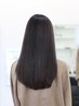 《クセが強い方必見!!》スーパーストレートパーマ+カット　￥17600