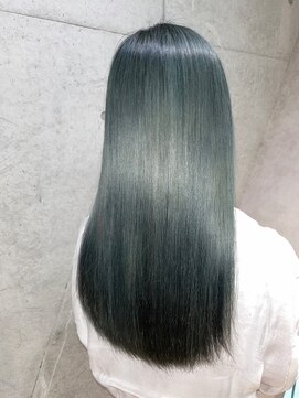 ミラシィ 稲毛(Mirashy) ブリーチカラー★グリーングレージュ!