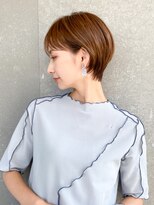 ロンド レグリーズ 立川(Lond leglise)&nbsp;ショート×顔周り×前髪×シルキーベージュ×グレージュカラー