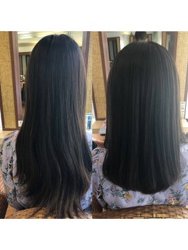 ヘアー マジック 国立店(Hair Magic) ぱっつんセミ/ナチュラルブラック