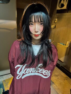 アリートウキョウ(ALLY TOKYO) 姫カットロングウルフカット姫ウルフカット韓国レイヤーカット