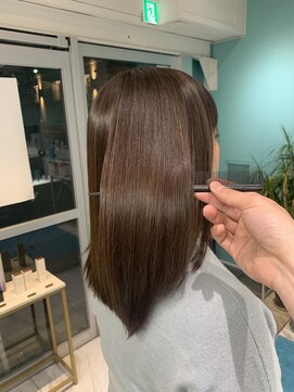 リーホリエ(Lee Horie) おしゃれ白髪染めハイライト×髪質改善