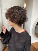 ショートウルフパーマ