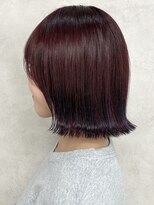 ルノン(LUNON)&nbsp;ボルドーカラー/裾カラー/パープル/ブリーチ