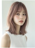 ☆オリーブグレーココアベージュ小顔クラゲヘアー/黒髪/髪質改善