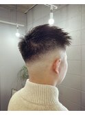 ソフトモヒカン/スキンフェード/グリスセット