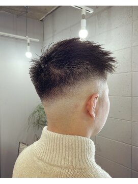 刈部倶楽舞 ソフトモヒカン/スキンフェード/グリスセット