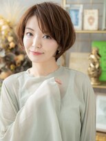 カバーヘア ブリス 川口(COVER HAIR bliss)&nbsp;アシンメトリーナチュラルマッシュショートc5川口20代30代40代