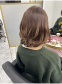 韓国風巻き/ラベンダーミルクティー/マロンベージュ