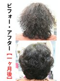 くせ毛ショート